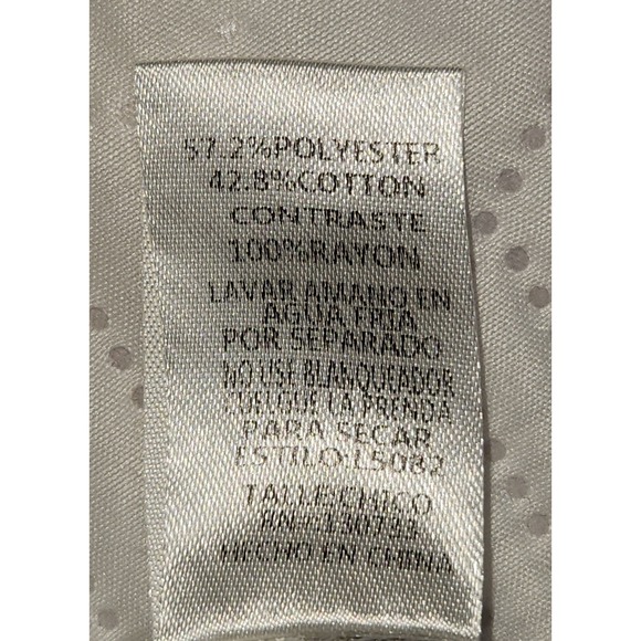 Umgee Embroidered Floral Striped Ruffle Sleeve Top Blouse Size‎ S Small - Picture 8 of 10